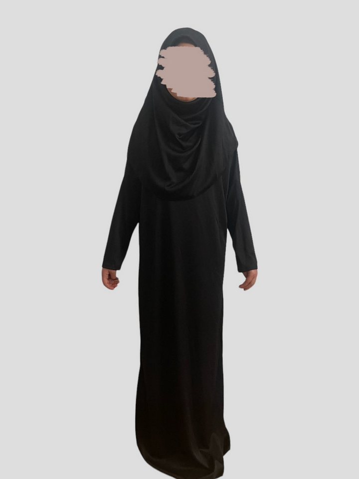 Aymasal Maxikleid Neues Model Gebetskleid Jugendliche 9-13 Mädchen 2 tlg. Kleid Islam Hijab an Kleid genäht von Aymasal