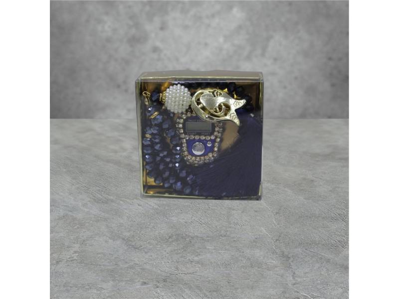 Aymasal Perlenketten-Set 2er Kristall 99 Gebetskette & Handzähler Strass Dhikr Geschenkset Set, 99 hochwertige Kristallperlen, Ideales Geschenk Konvertierung, Islam von Aymasal