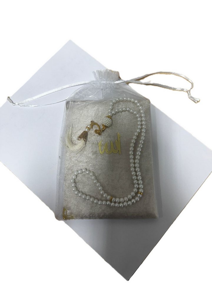 Aymasal Perlenketten-Set 2er Set Yasin Juz mit türkischer Übersetzung & Perlenkette Geschenkset von Aymasal