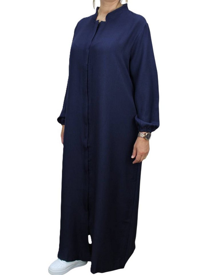 Aymasal Stillkleid Abaya mit Reißverschluss Ferace Umstandskleid Stillmode Islam Modest Reißsverschluss bis zu den Knien, Ideal zum stillen von Aymasal
