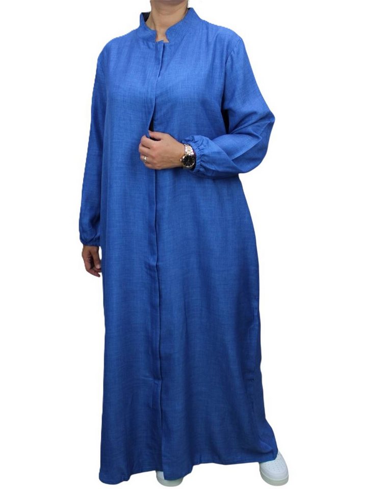 Aymasal Stillkleid Abaya mit Reißverschluss Ferace Umstandskleid Stillmode Islam Modest Reißsverschluss bis zu den Knien, Ideal zum stillen von Aymasal