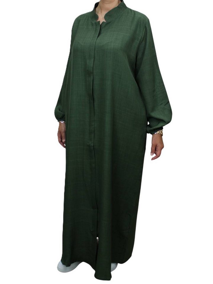 Aymasal Stillkleid Abaya mit Reißverschluss Ferace Umstandskleid Stillmode Islam Modest Reißsverschluss bis zu den Knien, Ideal zum stillen von Aymasal