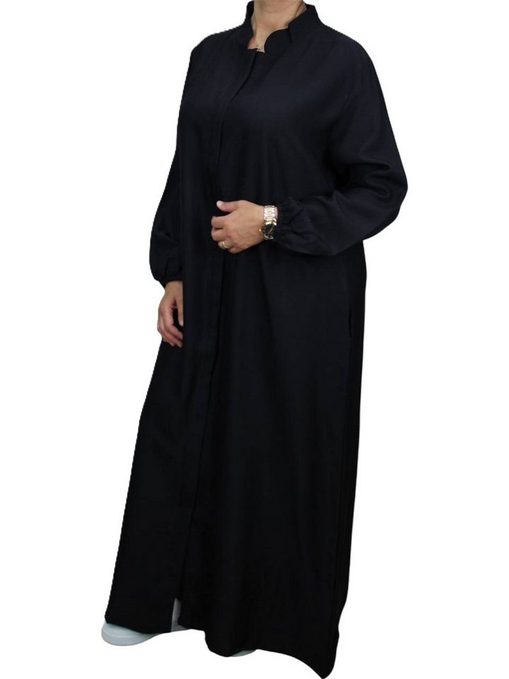 Aymasal Stillkleid Abaya mit Reißverschluss Ferace Umstandskleid Stillmode Islam Modest Reißsverschluss bis zu den Knien, Ideal zum stillen von Aymasal