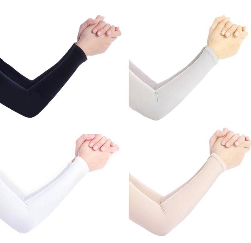 Aymasal Unterkleid Armstulpen Armlinge Armsleeve 3/4er Pack Sonnenschutz UV-Schutz Unisex von Aymasal