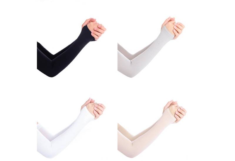 Aymasal Unterkleid Armstulpen Armlinge Armsleeve 3/4er Pack Sonnenschutz UV-Schutz Unisex von Aymasal