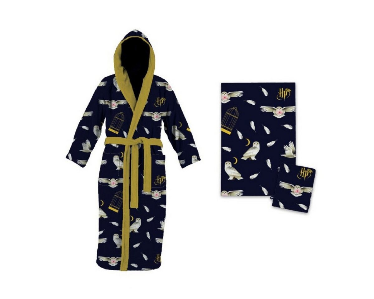 Aymax sprl Bademantel Harry Potter Bade-Set –Handtuch & Waschhandschuh & Bademantel, Polyester Aymax sprl Bademantel Harry Potter Bade-Set –Handtuch & Waschhandschuh & Bademantel, Polyester von Aymax sprl