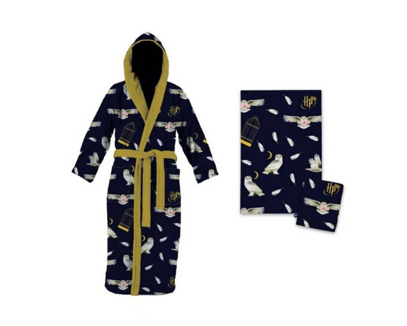 Aymax sprl Bademantel Harry Potter Bade-Set –Handtuch & Waschhandschuh & Bademantel, Polyester von Aymax sprl