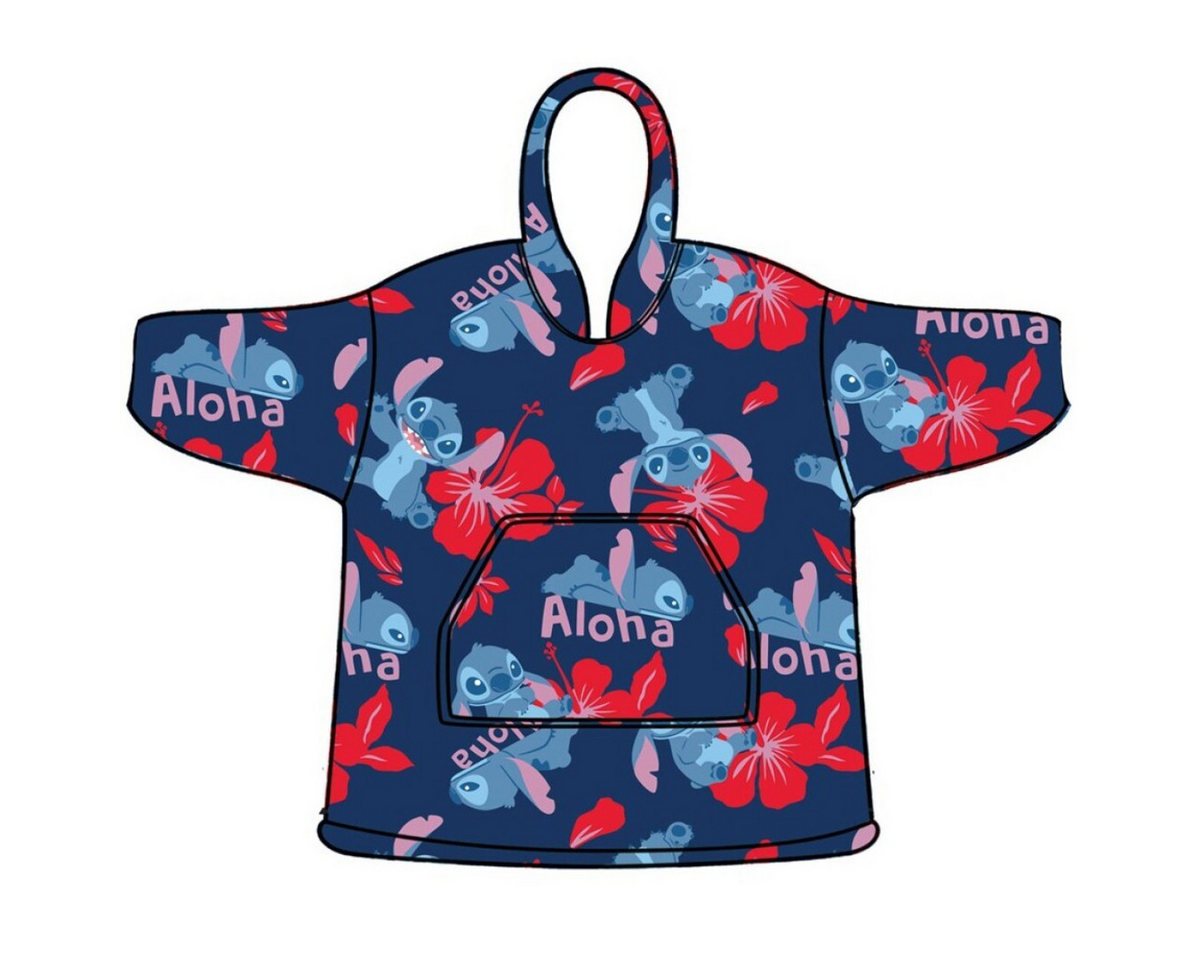 Aymax sprl Fleeceponcho Disney Stitch Sweat Poncho – Coral Fleece Kuschelponcho Erwachsene Aymax sprl Fleeceponcho Disney Stitch Sweat Poncho – Coral Fleece Kuschelponcho Erwachsene von Aymax sprl
