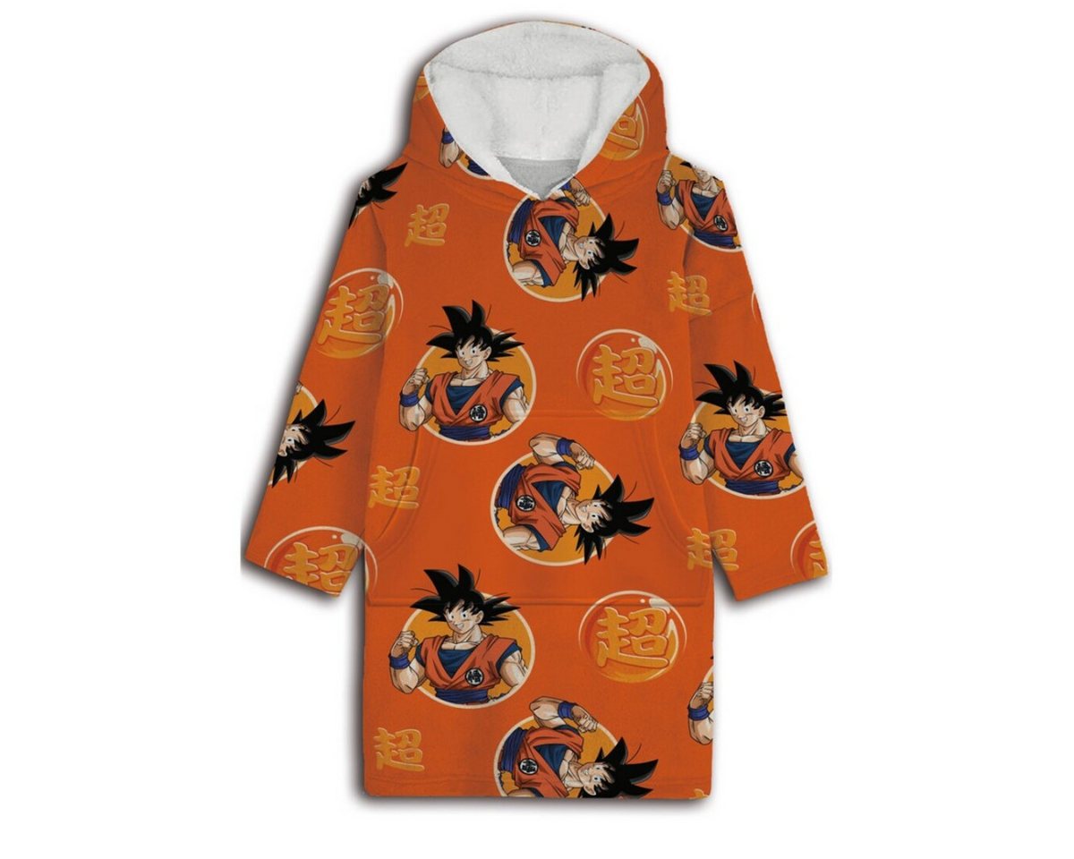Aymax sprl Fleeceponcho Dragon Ball Z Sweat Poncho Erwachsene XS–L Kuschelponcho mit Kapuze von Aymax sprl