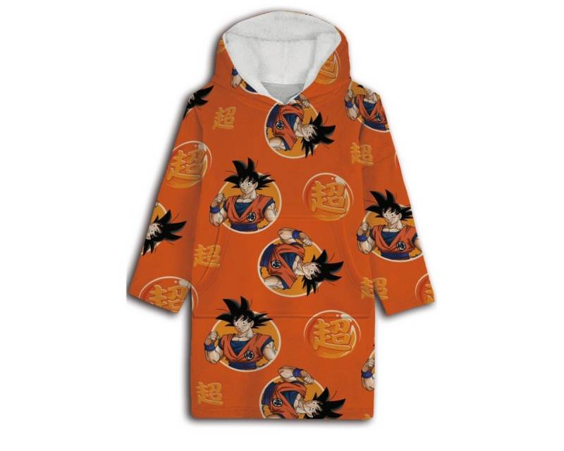 Aymax sprl Fleeceponcho Dragon Ball Z Sweat Poncho Erwachsene XS–L Kuschelponcho mit Kapuze von Aymax sprl