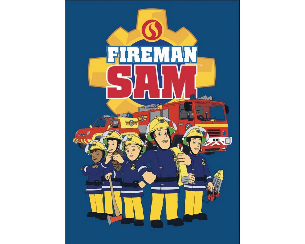 Aymax sprl Fleeceponcho Sam the Fireman Polar Fleece Decke 100x140 cm – Kuscheldecke Aymax sprl Fleeceponcho Sam the Fireman Polar Fleece Decke 100x140 cm – Kuscheldecke von Aymax sprl