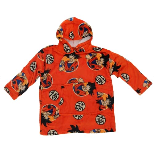 Aymax Dragon Ball Z – Goku – Sweatshirt Poncho – Kindergröße von Aymax