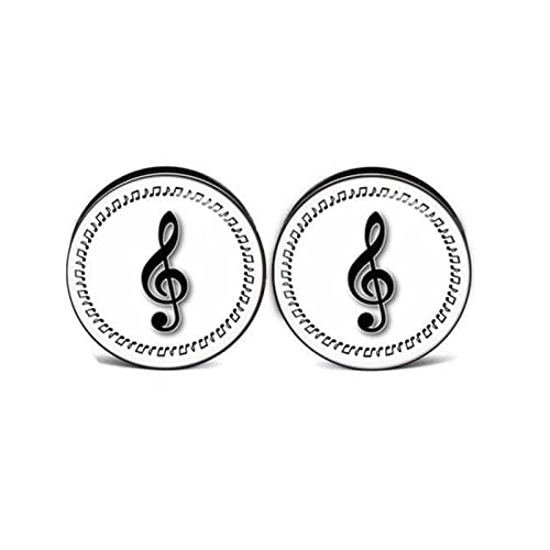 Ayoiow 2 STK Tunnel Ohr, Ear Plug Acryl Ohrringe Herren Plug mit Musik Note Muster Tunnel 12mm Ayoiow 2 STK Tunnel Ohr, Ear Plug Acryl Ohrringe Herren Plug mit Musik Note Muster Tunnel 12mm von Ayoiow