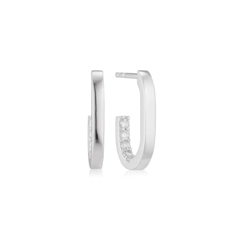 Ayoiow 925 Ohrringe Damen 16Mm U Form Silber Creolen Damen Set von Ayoiow