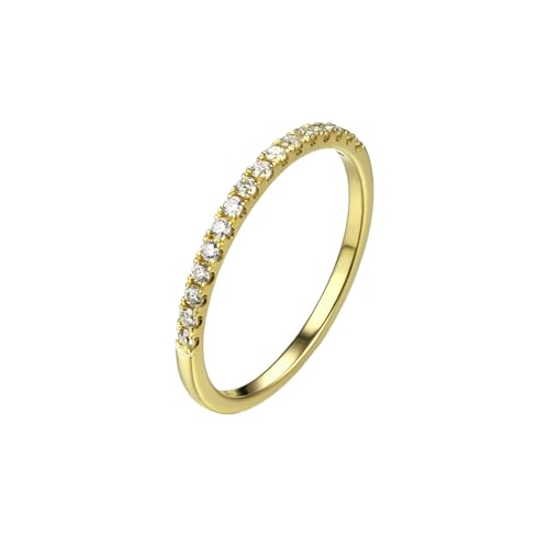 Ayoiow 9Karat Gold Ring Stapelbarer Dünner Ring Ring Frauen Hochzeit von Ayoiow