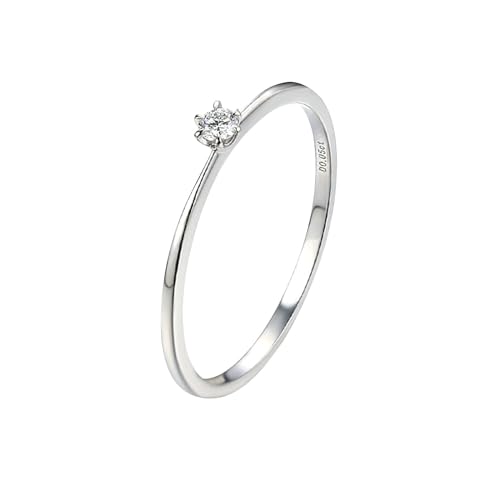 Ayoiow Ring 9K Weißgold Runder Ring Mit Weißer Runder Form Moissanite Verlobungsringe Frauen Ayoiow Ring 9K Weißgold Runder Ring Mit Weißer Runder Form Moissanite Verlobungsringe Frauen von Ayoiow