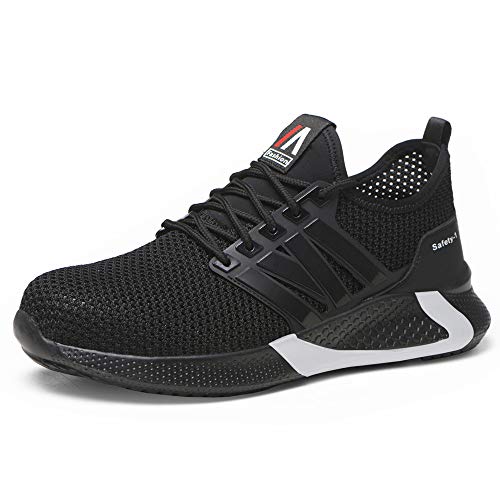 Ayqyc Arbeitsschuhe Herren Damen S3 Leicht Sportlich Sicherheitsschuhe Atmungsaktiv Stahlkappen Sneaker Gr.35-48 von Ayqyc