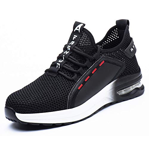 Ayqyc Arbeitsschuhe Herren Damen S3 Leicht Sportlich Sicherheitsschuhe Atmungsaktiv Stahlkappen Sneaker Gr.35-48 von Ayqyc