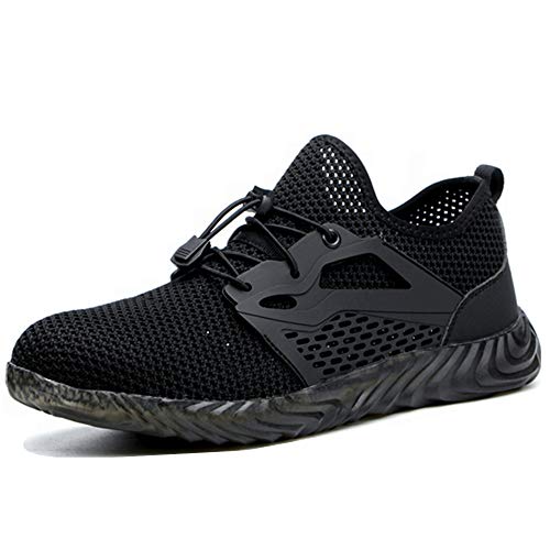 Ayqyc Sommer Arbeitsschuhe Herren S3 Leicht Sicherheitsschuhe Damen Atmungsaktive Stahlkappen Schuhe EU 37 von Ayqyc
