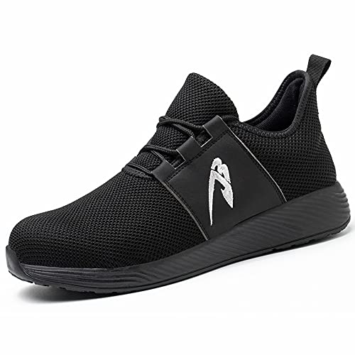 Sicherheitsschuhe Herren Damen S3 Leichte Arbeitsschuhe Sportlich Atmungsaktive Stahlkappe Sneakers Fashion Arbeiten Schuhe von Ayqyc