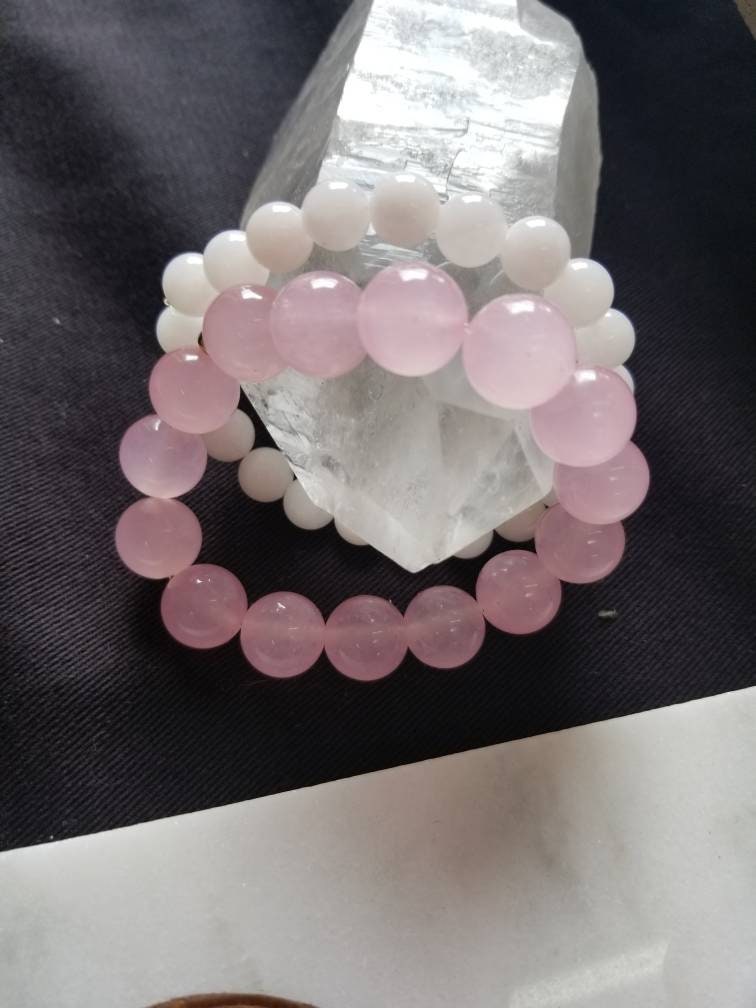 Rosenquarz Armband Rosenquarz Armband von AyreMaisonandFleurs