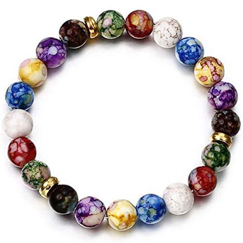 Ayrsjcl Perlen Wrap Armband Naturstein Armband Chakra Armbänder Geschenk Für Männer Frauen von Ayrsjcl