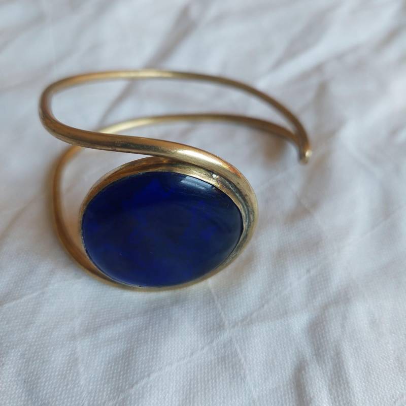 Adjustable Women Brass Bangles /Gift For Her /Hand Deco Women Bangles/Faded Bracelets von AyuCrafts