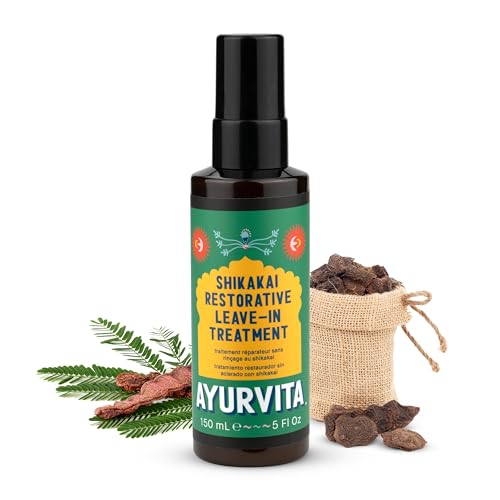 Ayurvita Leave-In Treatment – Conditioner for Dry Damaged Hair - Conditioning & Nourishing - For Men & Women - Ayurvedic Hair Care Repair Treatment - Soft, Anti-Frizz, Tangle-Free Tresses - 5 fl oz von AyurVita