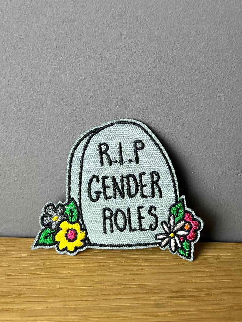 Rip Gender Roles Zum Bügeln Aufnäher, Patch, Badge Smash Patriarchy Feminist Punk, Queer, Lgbtq Pride Pronomen Trans, Nonbinary, Csd, Gay von AyurvetDesign