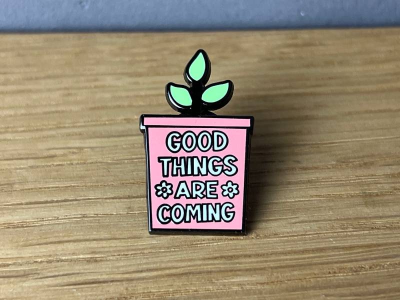 Trust The Process Hard Enamel Pin Anstecker, Emaille, Mental Health, Anxiety Helper, Adhd, Brain Positive Vibes Feelings Neurodivergent Mut von AyurvetDesign