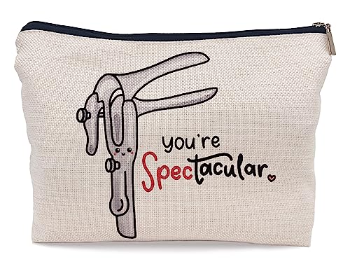 Ayxvt You're Spectacular OBYGN Kosmetiktasche, dekorative Damen-Make-up-Tasche, Reißverschluss-Tasche, Reise-Toilettenarzt, Ob-GYN-Arzt, Krankenschwester, Hebamme, Dankeschön-Geschenke von Ayxvt