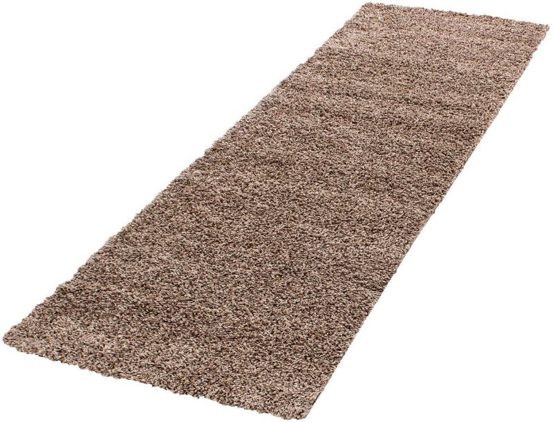 Ayyildiz Teppiche Hochflor-Läufer "Life Shaggy 1500" rechteckig 30 mm Höhe Langflor, uni, große Farbauswahl, robust, auch in rund von Ayyildiz Teppiche