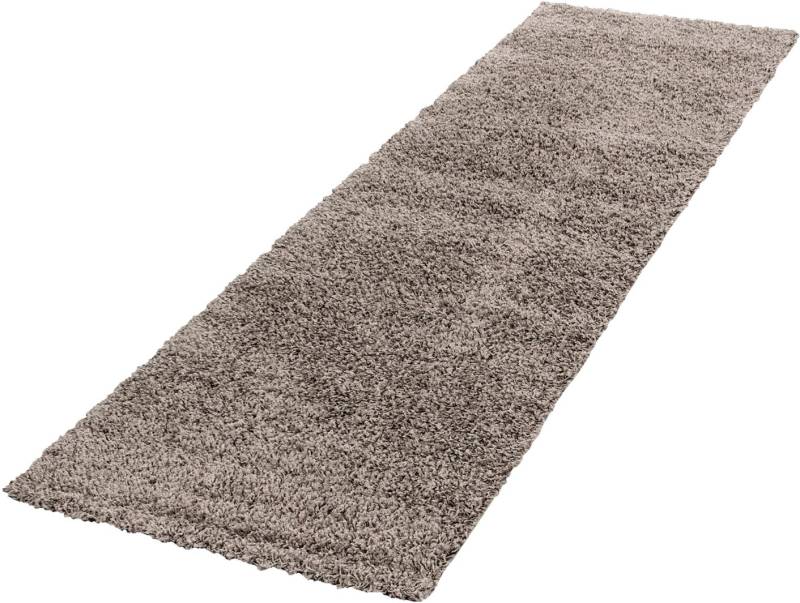 Ayyildiz Teppiche Hochflor-Läufer "Life Shaggy 1500" rechteckig 30 mm Höhe Langflor, uni, große Farbauswahl, robust, auch in rund von Ayyildiz Teppiche