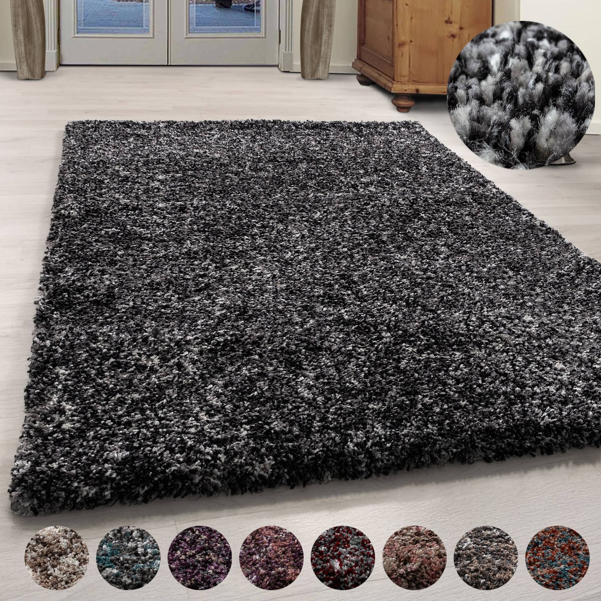 Ayyildiz Teppiche Hochflor-Teppich "Enjoy Shaggy", rechteckig, 50 mm Höhe, auch als Läufer, Shaggy, Langflor, meliert, Wohnzimmer Ayyildiz Teppiche Hochflor-Teppich "Enjoy Shaggy", rechteckig, 50 mm Höhe, auch als Läufer, Shaggy, Langflor, meliert, Wohnzimmer von Ayyildiz Teppiche