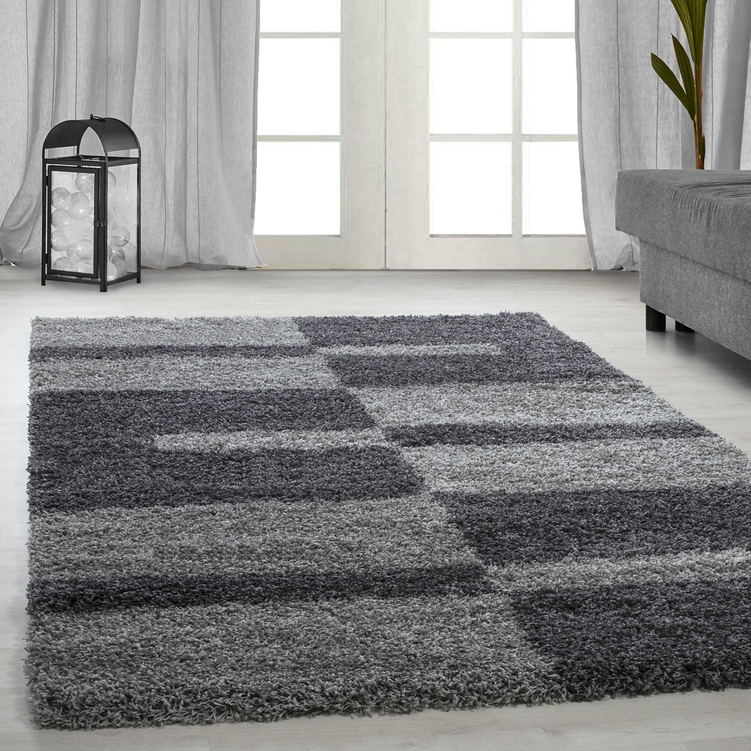 Ayyildiz Teppiche Hochflor-Teppich "Gala Shaggy 2505" rechteckig 30 mm Höhe Langflor, Läufer, alle Räume, Wohnzimmer von Ayyildiz Teppiche
