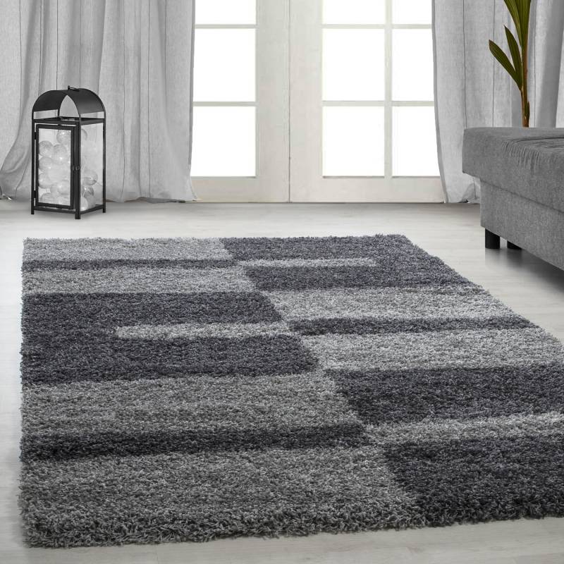 Ayyildiz Teppiche Hochflor-Teppich "Gala Shaggy 2505" rechteckig 30 mm Höhe Langflor, Läufer, alle Räume, Wohnzimmer von Ayyildiz Teppiche