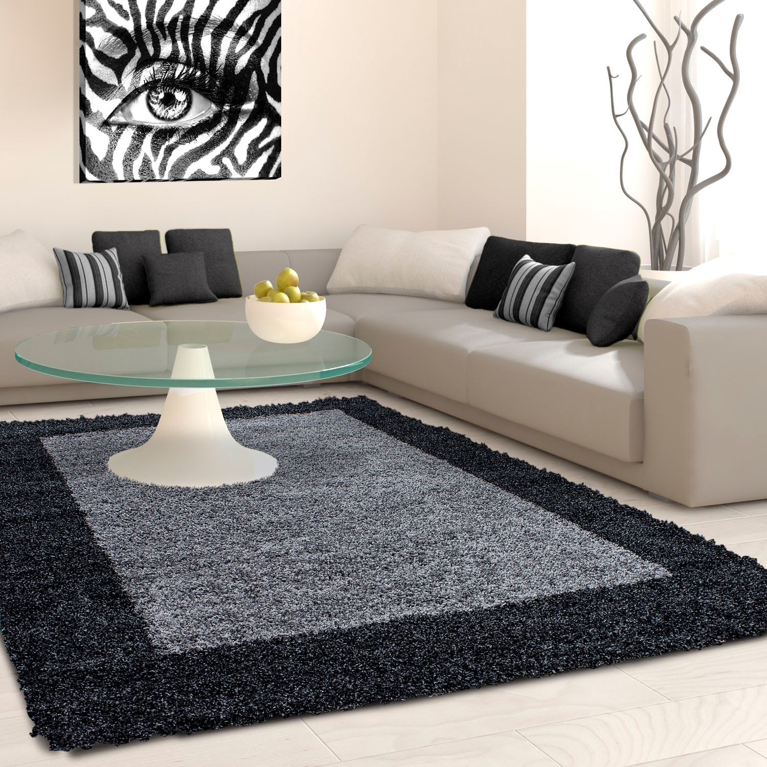 Ayyildiz Teppiche Hochflor-Teppich "Life Shaggy 1503" rechteckig 30 mm Höhe als Läufer und in rund erhältlich, Shaggy, Langflor, Wohnzimmer von Ayyildiz Teppiche