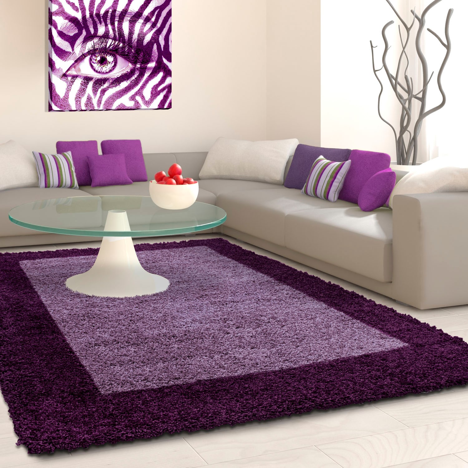 Ayyildiz Teppiche Hochflor-Teppich "Life Shaggy 1503" rechteckig 30 mm Höhe als Läufer und in rund erhältlich, Shaggy, Langflor, Wohnzimmer von Ayyildiz Teppiche