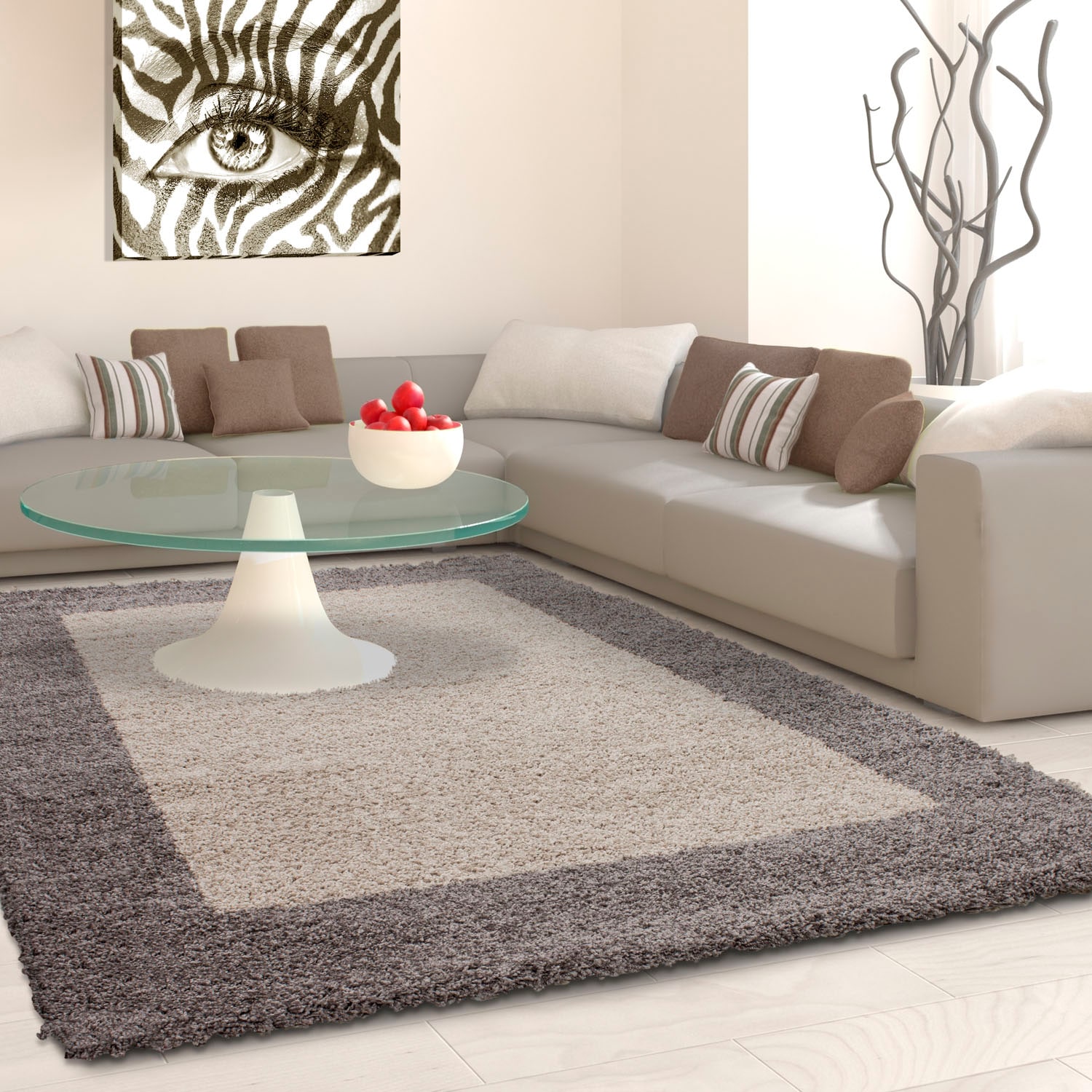 Ayyildiz Teppiche Hochflor-Teppich "Life Shaggy 1503" rechteckig 30 mm Höhe als Läufer und in rund erhältlich, Shaggy, Langflor, Wohnzimmer von Ayyildiz Teppiche