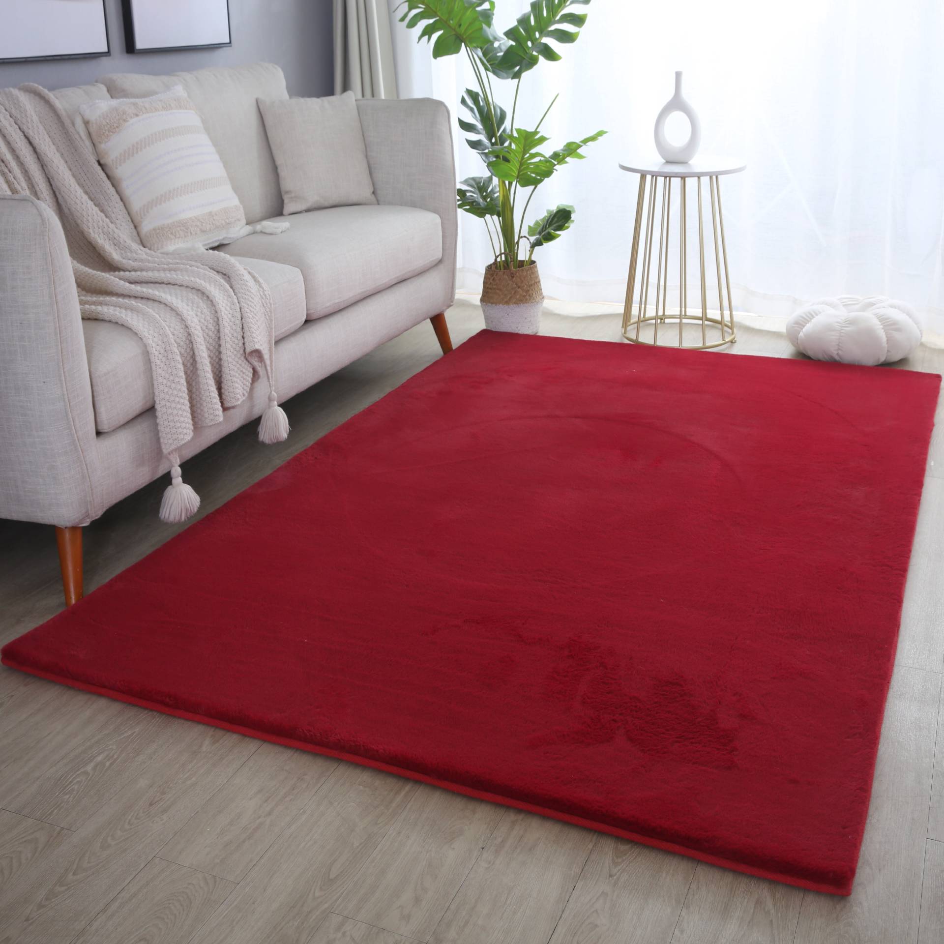 Ayyildiz Teppiche Hochflor-Teppich "POUFFY 5100" rechteckig 20 mm Höhe Läufer, weicher glatter Softflor, Kaninchen Fell Haptik, waschbar Ayyildiz Teppiche Hochflor-Teppich "POUFFY 5100" rechteckig 20 mm Höhe Läufer, weicher glatter Softflor, Kaninchen Fell Haptik, waschbar von Ayyildiz Teppiche