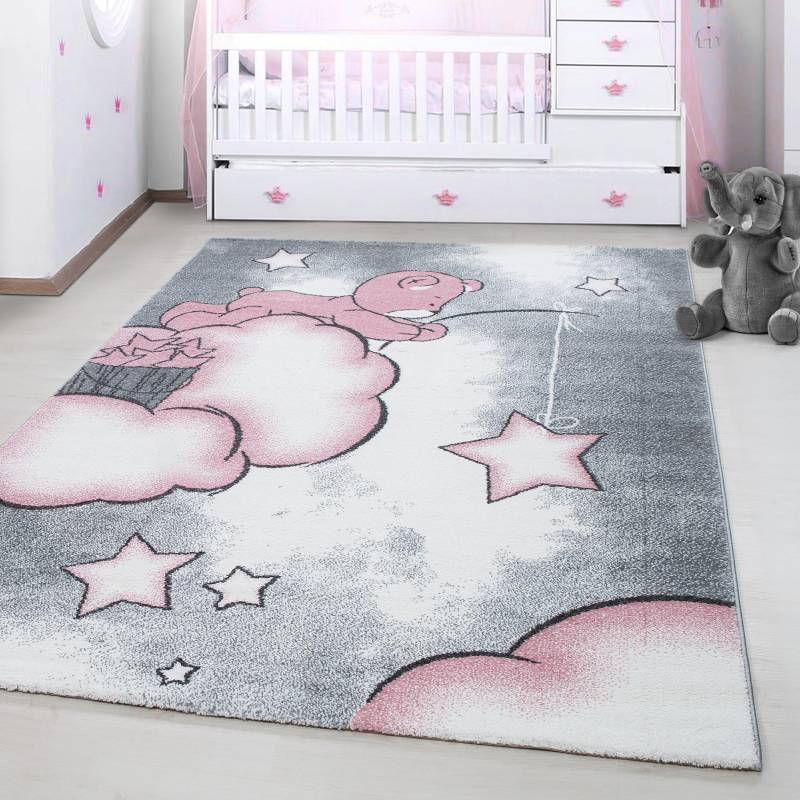 Ayyildiz Teppiche Kinderteppich "Kids 580" rechteckig 12 mm Höhe auch in rund, Teddybär, Sterne Design, Kurzflor Ayyildiz Teppiche Kinderteppich "Kids 580" rechteckig 12 mm Höhe auch in rund, Teddybär, Sterne Design, Kurzflor von Ayyildiz Teppiche