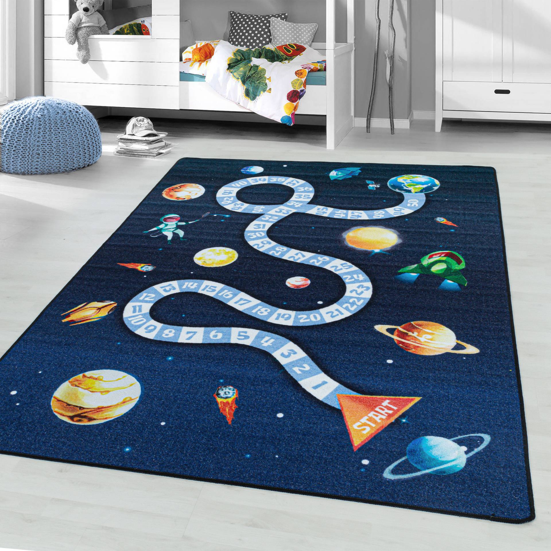 Ayyildiz Teppiche Kinderteppich "PLAY 2910" rechteckig 6 mm Höhe robuster Kurzflor, Weltall, Zahlen Spiele Hüpf Teppich, Kinderzimmer Ayyildiz Teppiche Kinderteppich "PLAY 2910" rechteckig 6 mm Höhe robuster Kurzflor, Weltall, Zahlen Spiele Hüpf Teppich, Kinderzimmer von Ayyildiz Teppiche