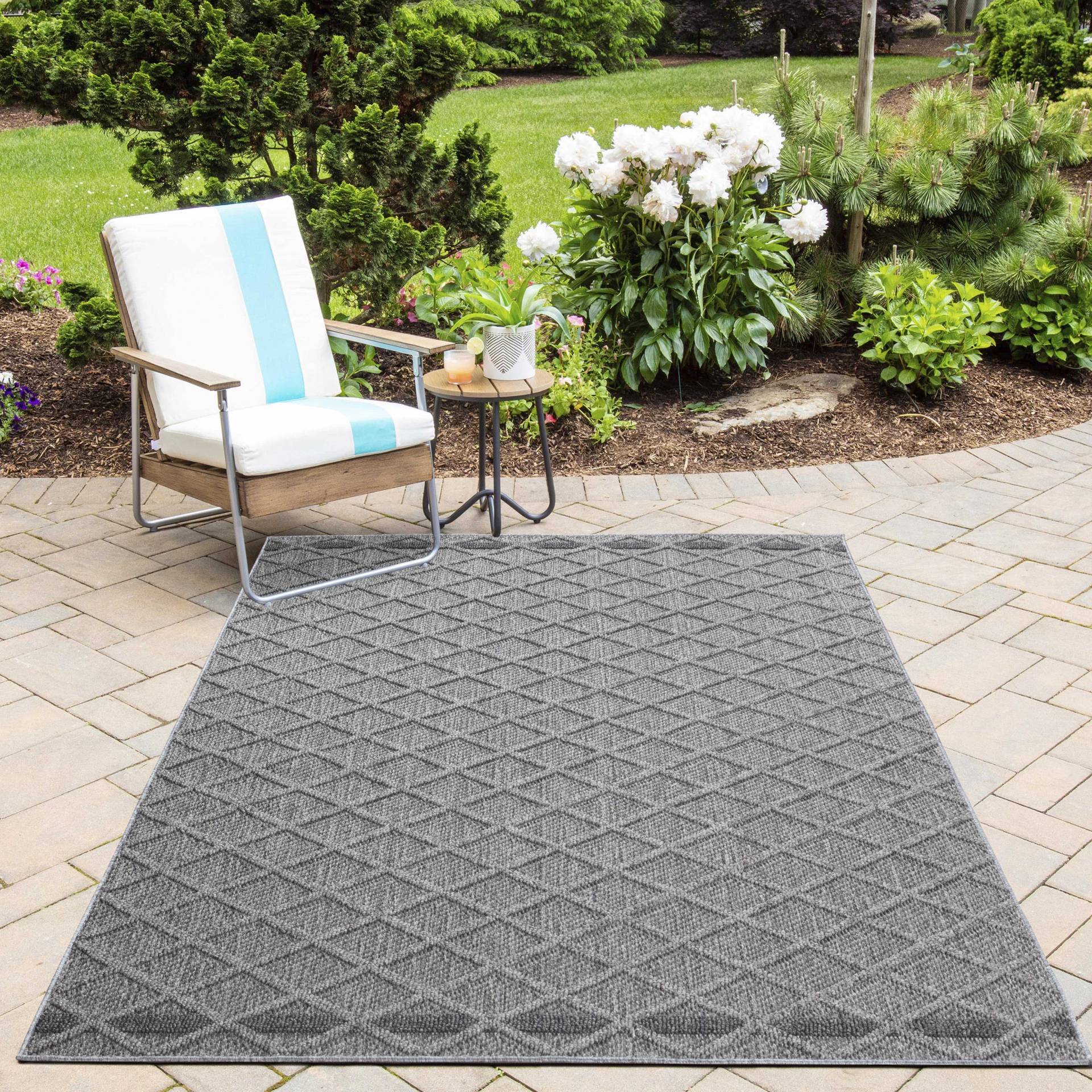 Ayyildiz Teppiche Outdoorteppich "PATARA 4953" rechteckig 8 mm Höhe Läufer / Pflegeleicht / Strapazierfähig / In- und Outdoor geeignet von Ayyildiz Teppiche