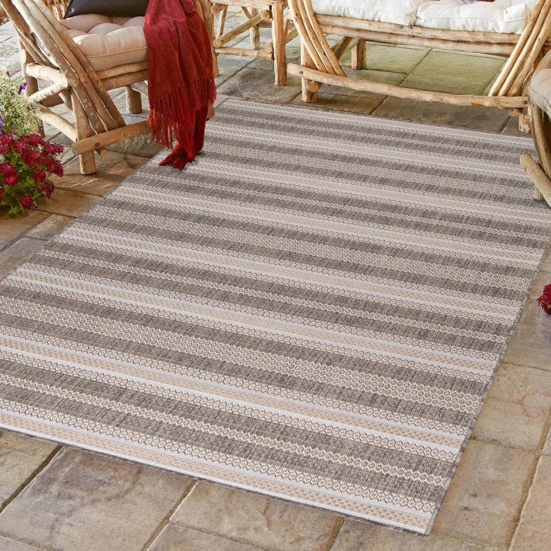 Ayyildiz Teppiche Outdoorteppich "SUNNY 4411" rechteckig 5 mm Höhe Läufer / Pflegeleicht / Strapazierfähig / In- und Outdoor geeignet von Ayyildiz Teppiche