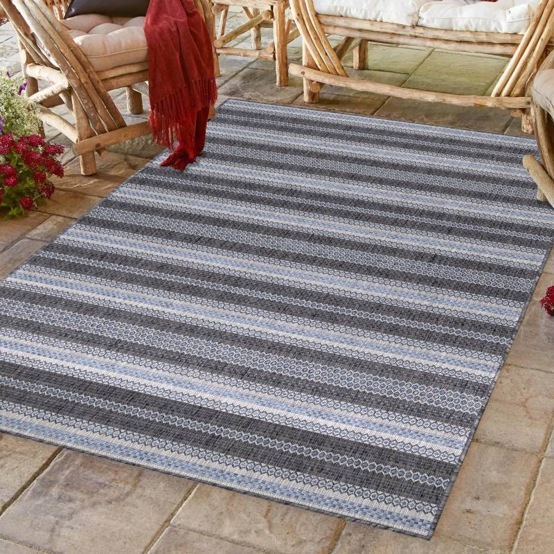 Ayyildiz Teppiche Outdoorteppich "SUNNY 4411" rechteckig 5 mm Höhe Läufer / Pflegeleicht / Strapazierfähig / In- und Outdoor geeignet von Ayyildiz Teppiche