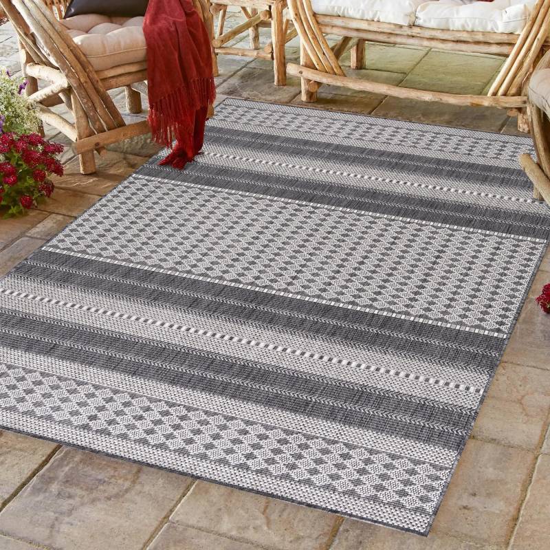 Ayyildiz Teppiche Outdoorteppich "SUNNY 4418" rechteckig 5 mm Höhe Läufer / Pflegeleicht / Strapazierfähig / In- und Outdoor geeignet von Ayyildiz Teppiche