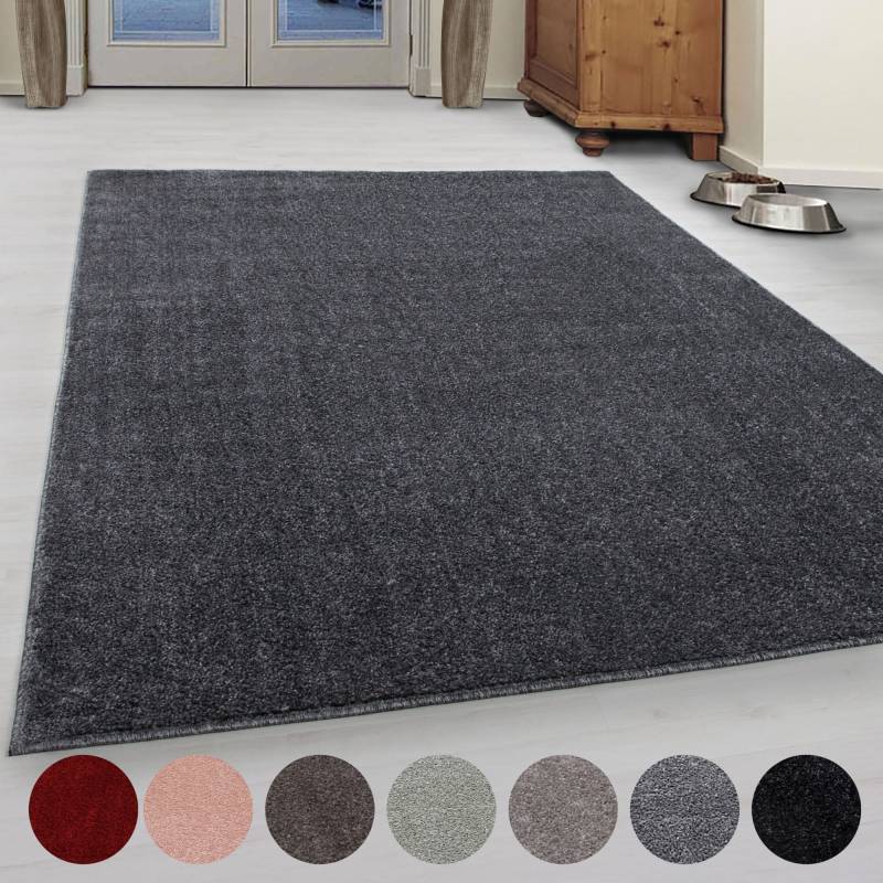 Ayyildiz Teppiche Teppich "ATA" rechteckig 10 mm Höhe Kurzflor, uni, große Farbauswahl, robust, auch als Läufer und in rund von Ayyildiz Teppiche