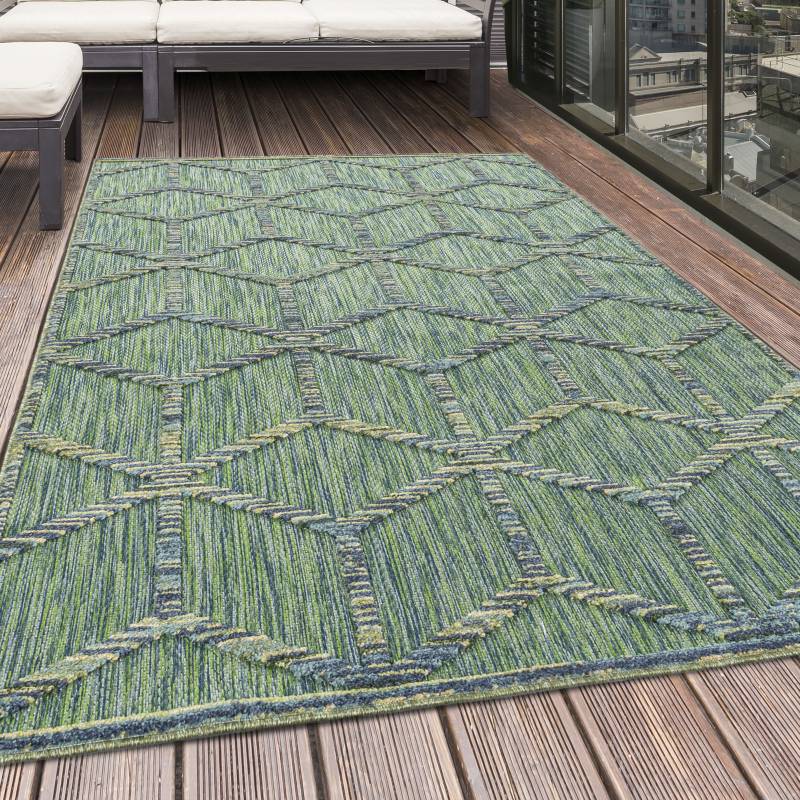Ayyildiz Teppiche Teppich "BAHAMA 5151" rechteckig 8 mm Höhe Läufer, Flachflor mit Hoch-Tief-Struktur, In-und Outdoor geeignet Ayyildiz Teppiche Teppich "BAHAMA 5151" rechteckig 8 mm Höhe Läufer, Flachflor mit Hoch-Tief-Struktur, In-und Outdoor geeignet von Ayyildiz Teppiche