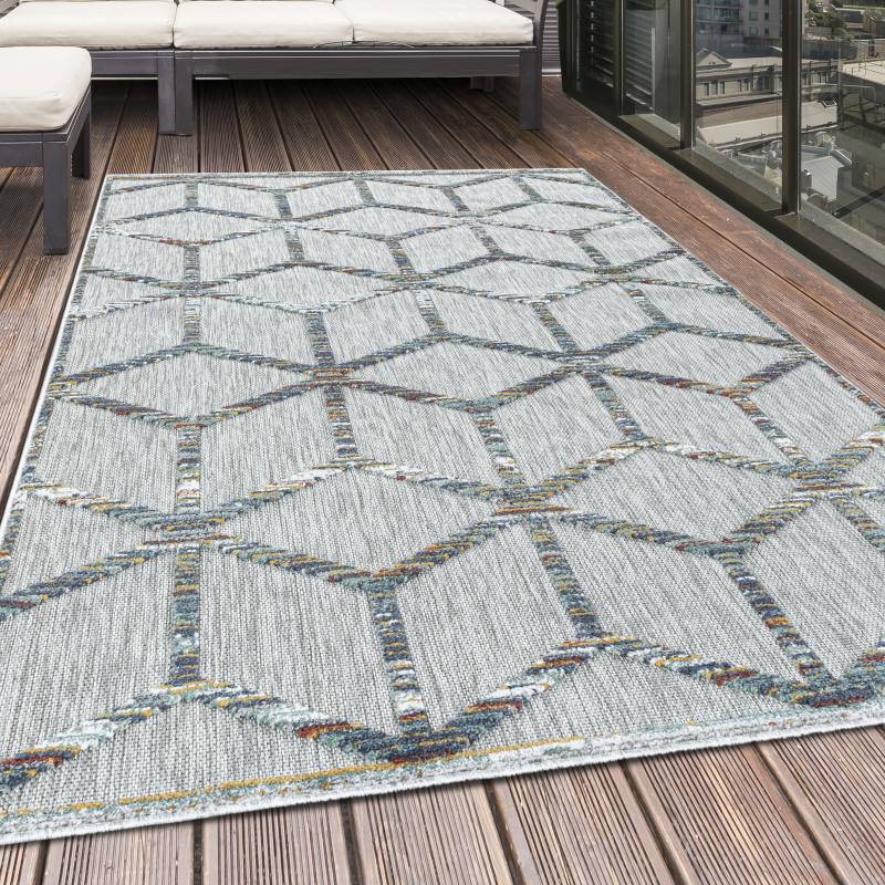 Ayyildiz Teppiche Teppich "BAHAMA 5151" rechteckig 8 mm Höhe Läufer, Flachflor mit Hoch-Tief-Struktur, In-und Outdoor geeignet Ayyildiz Teppiche Teppich "BAHAMA 5151" rechteckig 8 mm Höhe Läufer, Flachflor mit Hoch-Tief-Struktur, In-und Outdoor geeignet von Ayyildiz Teppiche