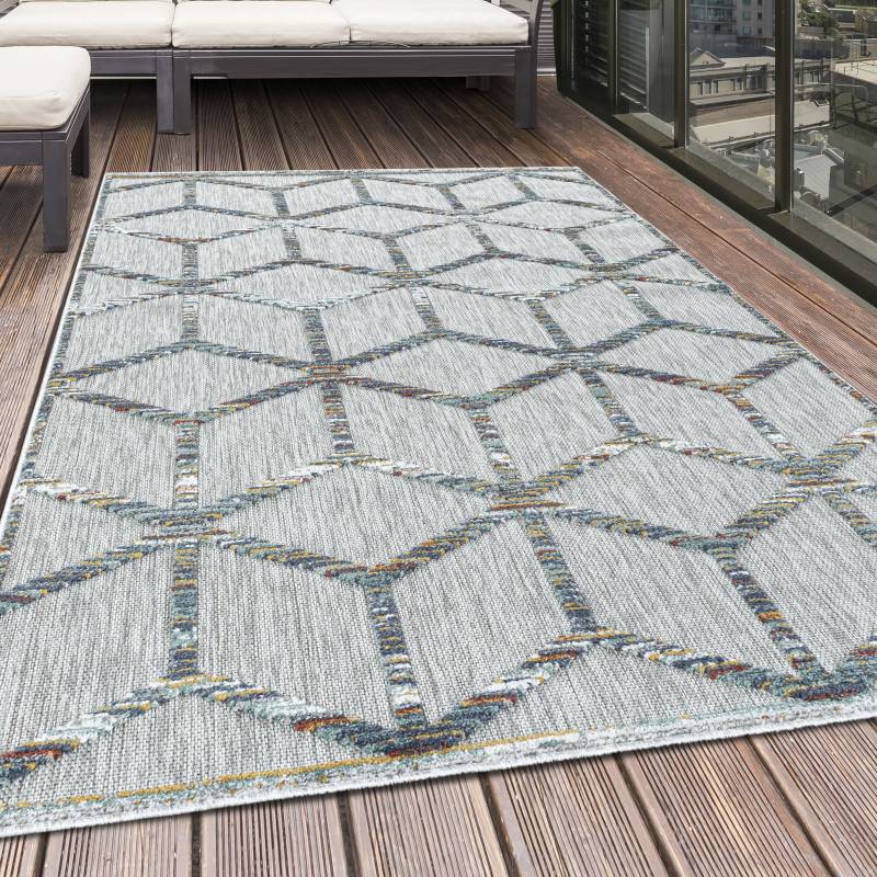 Ayyildiz Teppiche Teppich "BAHAMA 5151" rechteckig 8 mm Höhe Läufer, Flachflor mit Hoch-Tief-Struktur, In-und Outdoor geeignet Ayyildiz Teppiche Teppich "BAHAMA 5151" rechteckig 8 mm Höhe Läufer, Flachflor mit Hoch-Tief-Struktur, In-und Outdoor geeignet von Ayyildiz Teppiche